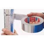 Banda din aluminiu tesa® 60630, culoare argintiu, latime 50 mm, lungime 50 metri, pentru etansare si impermeabilizare, imbinari, reparatii, montari_aplicatie2