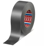 Banda textila tesa® 4688, argintiu, latime 50 mm, lungime 50m, pentru marcare, mascare, ambalare, protejare, fixare și închidere