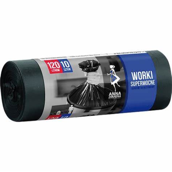 AZ SACI MENAJ ULTRAREZISTENTI 120L/10BUC. LDPE (16 role/bax)