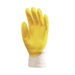 CG9320_Manusi de protectie, EUROSTRONG 9320, din bumbac, imersate nitril galben 3/4, cu manseta elastica, rezistente la uzura, mediu uleios, uscat_2