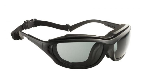 Ochelari Madlux, lentile gri, spuma protectie si curelusa elastica prindere cap