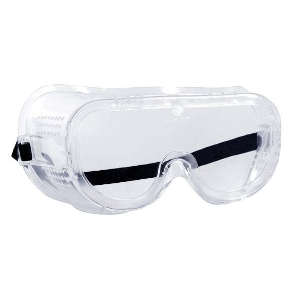 Ochelari de protectie MONOLUX tip scafandru, lentile policarbonat transparente, ventilatie directa, protectie impotriva UV, chimicalelor si temperaturilor ridicate