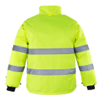 CG7ROPY_Haina de lucru pentru iarna, HI-VIZ, 4 in 1, reflectorizanta, multifunctionala, impermeabila, ROADWAY 4IN1, galben-albastru inchis, jacheta detasabila, geaca de iarna si vesta_geaca_spate