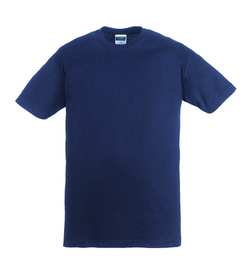 Tricou maneci scurte, bumbac TRIP, albastru marin