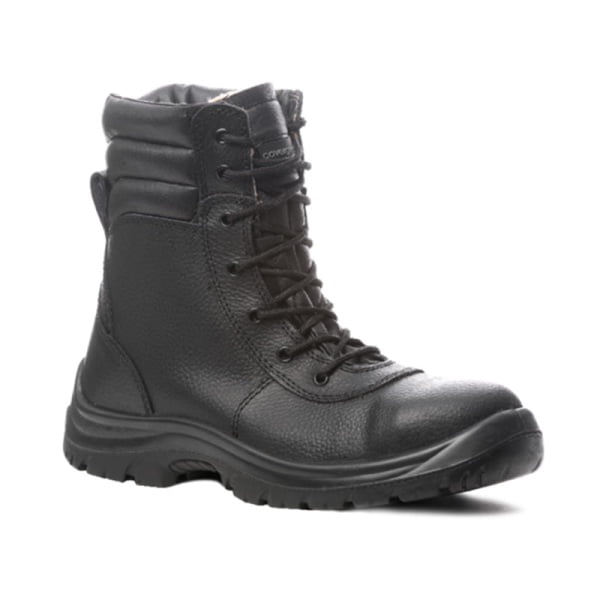 Bocanci de protectie pentru iarna, Siberite, S3 CI SRC, negri, bombeu metalic, imblaniti, piele de bovina impermeabila, Coverguard
