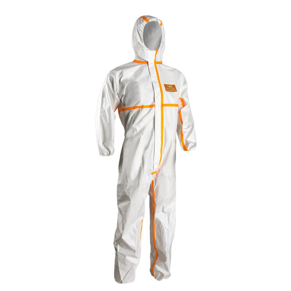 Combinezon Coverchem 4M40 Alb