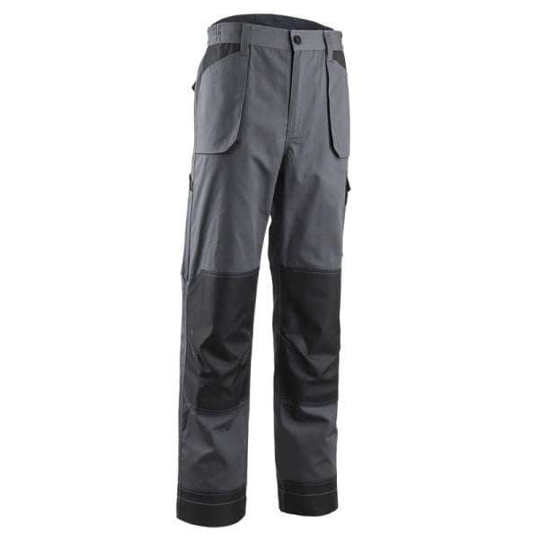 Pantaloni de lucru, talie, Escala, gri, material rezistent Ripstop, spate inaltat, genunchi preformati, tiv suplimetar 5cm, intarituri Oxford 600D, buzunare multiple