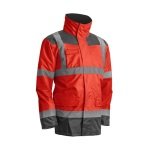 CG7KANA_Haina de lucru pentru iarna, multifunctionala, HI-VIZ, 4 in 1, reflectorizanta, impermeabila, Kanata, rosu_gri inchis (antracit), cu maneci si gluga detasabile_geaca_impermeabila