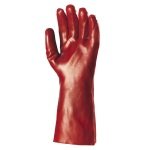 CGMO3620_Manusi de protectie din PVC, EUROSTRONG 3620, roșu, lungime 36 cm, captuseala bumbac, pentru mediu umed si uloios, Coverguard_palma