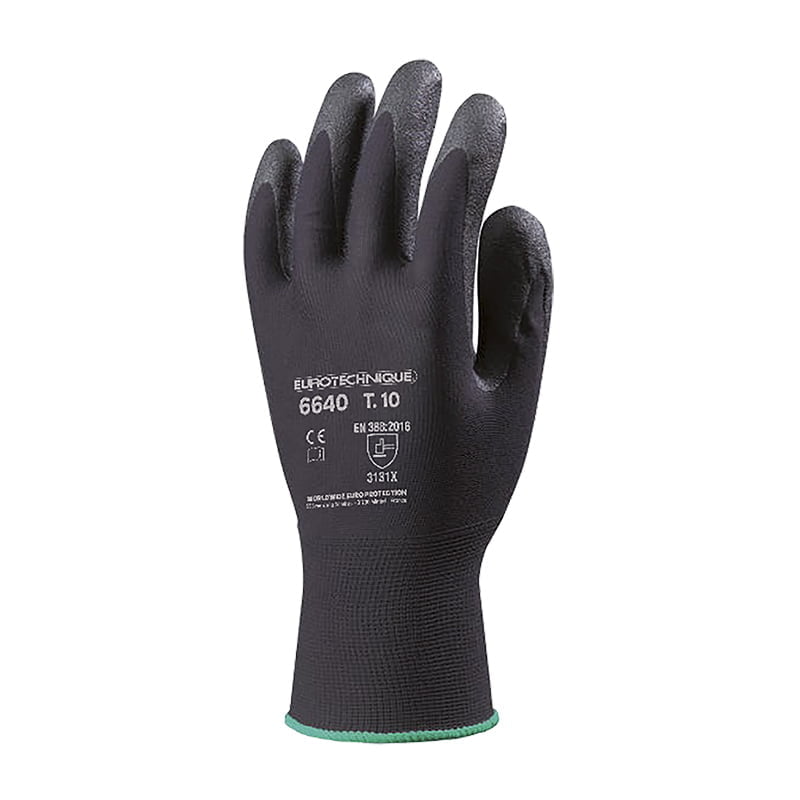 Pvc Spuma Manusi de protectie Eurolite 6640, negre, imersate cu spuma PVC pe ...