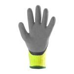 CG1LAFO_Manusi de protectie pentru iarna Hi-VIZ, EUROWINTER L20, galben-negru, imersie dubla in latex, impermeabile, flexibile, captusite, aderente in mediu umed_uscat_palma