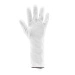 CGMO4152_Manusi din bumbac si polyester, Eurolite 4152, albe, 40 cm lungime, marime unica 10, folosite pentru protectia produsului impotriva amprentelor_palma
