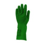 CGMO3815_Manusi de protectie din latex, verde, EUROSTRONG 3815, 32 cm, imersate suplimentar pe palma pentru aderenta mai buna, Coverguard_dos_palma
