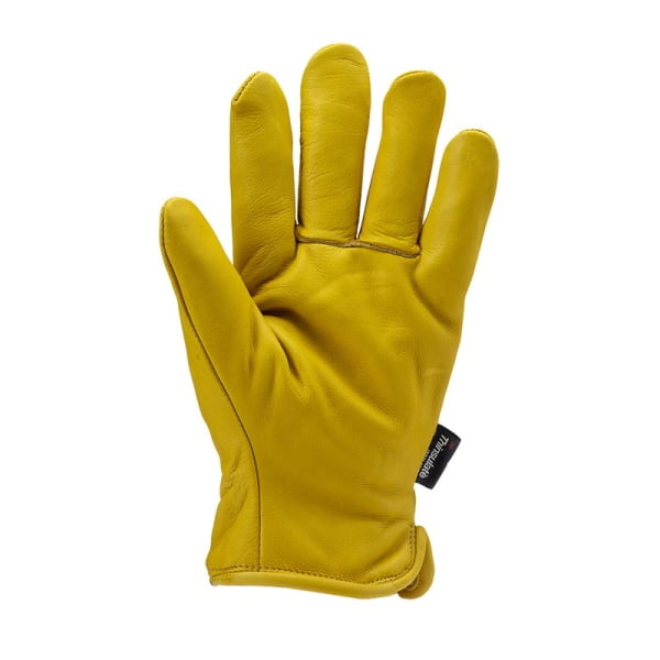 Manusi de protectie pentru iarna Eurowinter Alaska, galbene, din piele de bovina, moale, captusite 3M Thinsulate, protectie impotriva temperaturilor scazute, marime unica