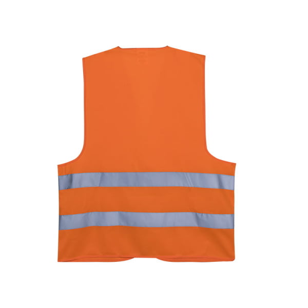 Vesta Hi-Viz, reflectorizanta Neppa, portocaliu, diferite marimi, ajustabila in lateral, 2 benzi reflectorizante orizontale pe abdomen