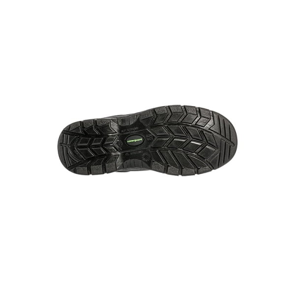 Pantofi ocupationali (de lucru) 01, FO, SRC, CYRANO II, negri, din piele integrala, brant detasabil, talpa cu dubla densitate PU-PU, antistatica, anti-alunecare