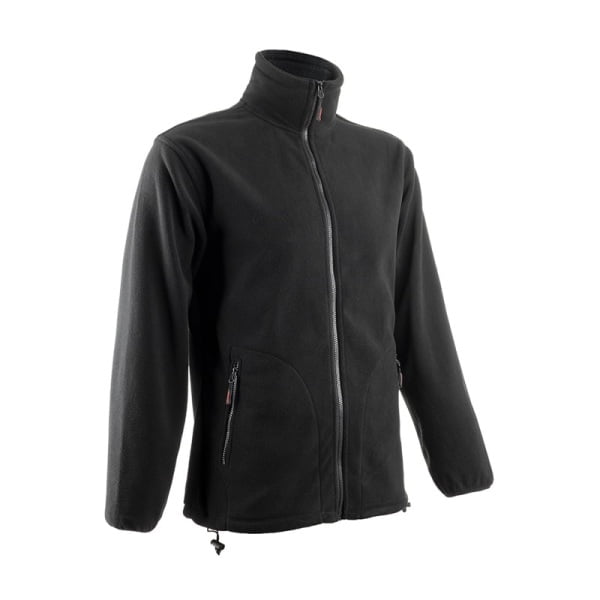 Pulover Polar Negru Cu Fermoar