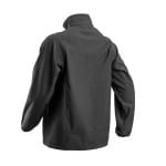 CG5SOB010_Jachetă Softshell captusita pentru barbati Soba, neagra, impotriva umezelii frigului si vantului_spate1