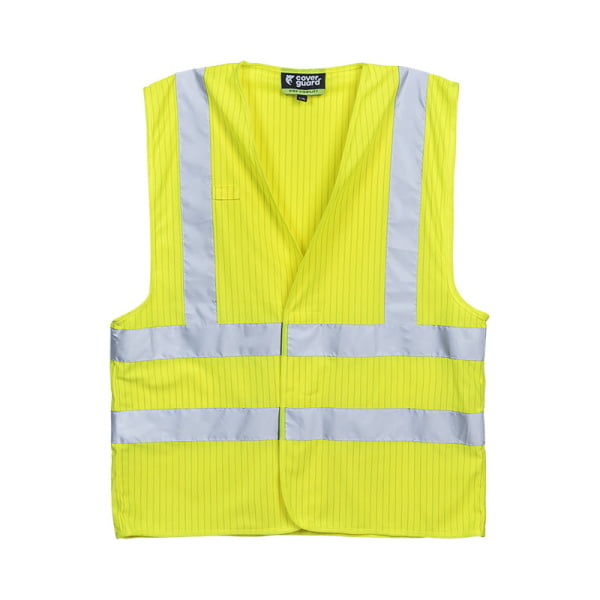 Vesta multirisc Hoder, Hi-Viz, reflectorizanta, antistatica, cu proprietati ignifuge, galben Neon, EN ISO 20471:2013 + A1:2016, EN14116:2015, EN1149-5:2018