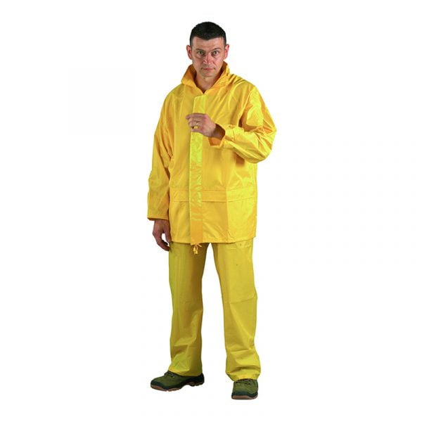 Îmbrăcăminte De Furtună Două Piese Galben