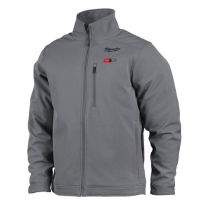 Jacheta premium incalzita Milwaukee M12HJGREY5-0(XL), compatibila cu acumulator Li-Ion 12 V, marimi XL,XXL,XXXL, gri