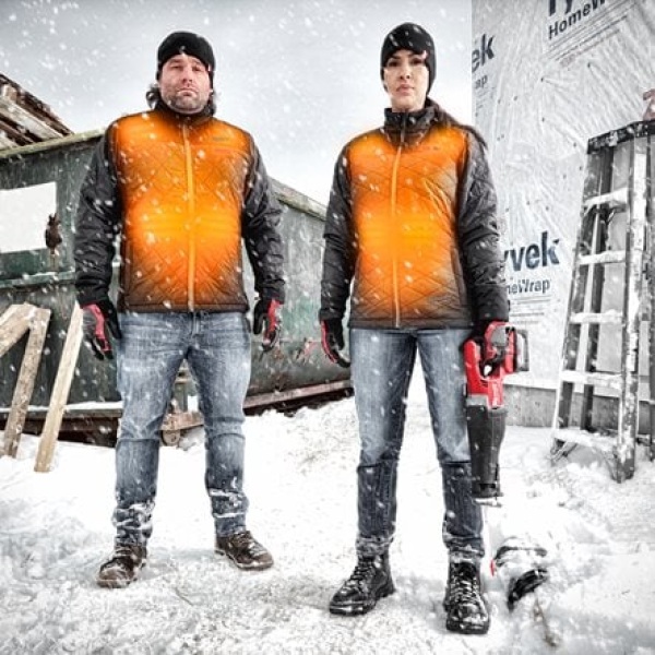 Jacheta Puffer Hibrid incalzita pentru femei Milwaukee M12HJPLADIES, compatibila cu acumulatori Li-Ion 12 V