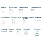 SD401845_Rola medicala alba Papernet 401845, 2 straturi, celuloza pura, 50m, 49.2 x 35 cm, 143 portii_rola, 9 role_bax, pentru domeniul medical, cosmetic_specificatii