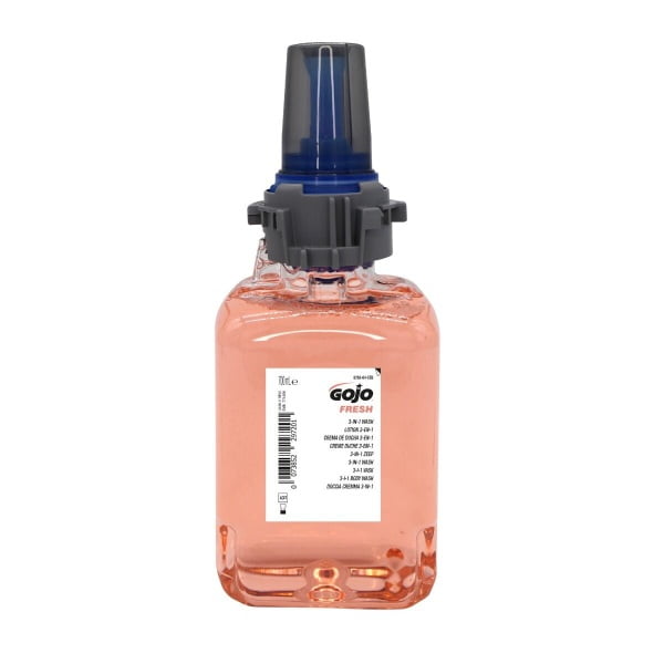 Rezerva gel de dus & sampon 3 in 1 pentru par, corp si maini  GOJO® ADX-7 8753  FRESH 700 ml