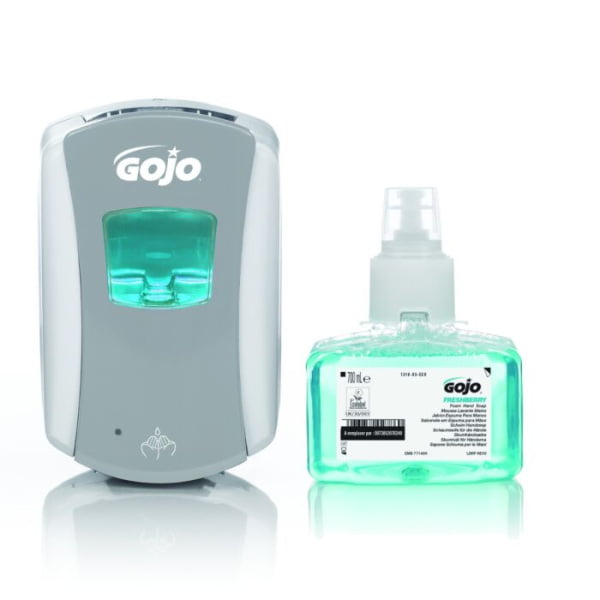 Sapun spuma GOJO Freshberry LTX-7, 700mL, spuma delicata cu parfum proaspat, hidrateaza si catifeleaza pielea, testat dermatologic, certificat ecologic Ecolabel