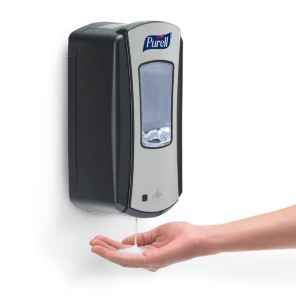 Dozator Fără Atingere PURELL LTX-12 1200mL, crom/negru