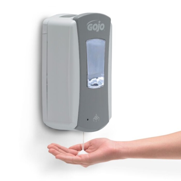 Dozator GOJO LTX-12 Fără Atingere săpun spumă 1200mL, gri/alb