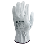 CG1DRI1240_Manusi de protectie din piele integrala de bivol, EUROSTRONG 1DRI124, gri, dosul palmei din piele spalt_dos