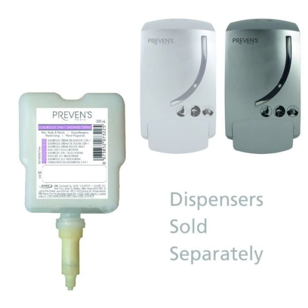 Gel de duș 3 în 1 PREVEN’S PARIS Luxurious, rezervă CURVE 300ml