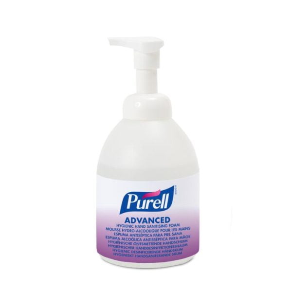 Spumă pentru dezinfectarea igienică a mâinilor PURELL Advanced, 535ml, flacon cu pompă