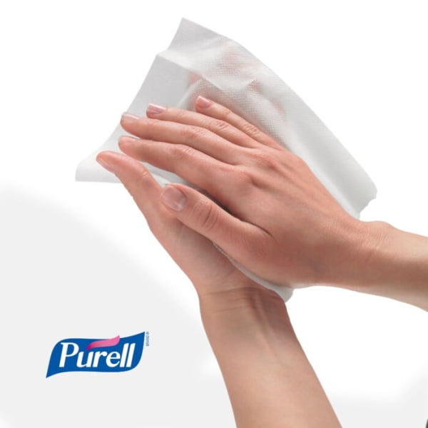Șerveţele PURELL Hand & Surface Antimicrobial pentru dezinfectarea mainilor si suprafetelor, 270 bucăți/canistră