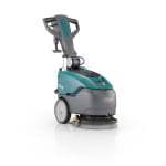 Echipament de spălat şi uscat pardoselile Tennant CS16 cu acumulatori, gata de utilizare. pentru spatii mici si mijlocii, birouri, magazine, showroom-uri, spatii de productie mici
