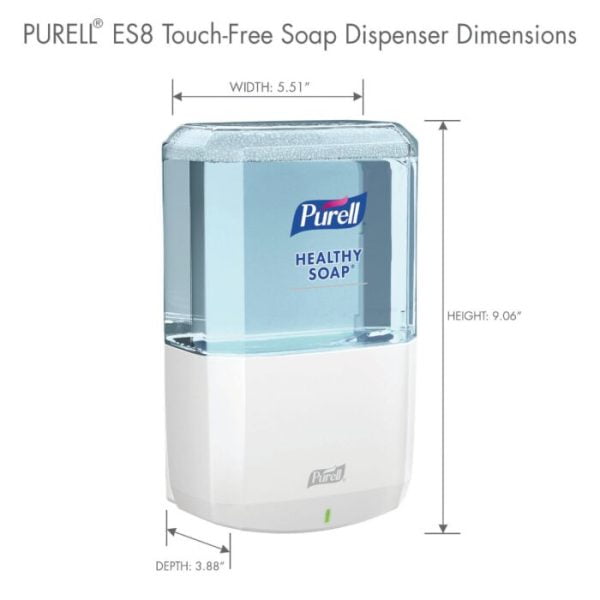Dozator cu senzor pentru săpun spumă PURELL ES8 – alb