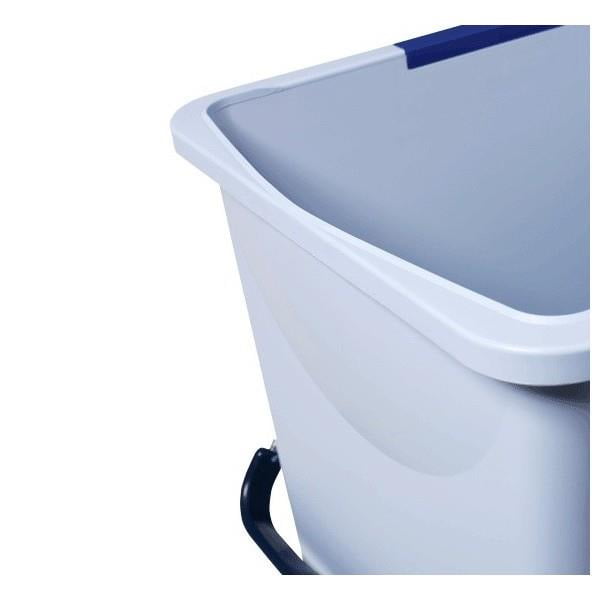 Galeata 15 l Vileda Ultraspeed, albastru deschis, cu clipsuri colorate HACCP