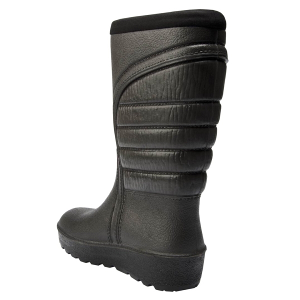 Cizme din poliuretan S5,  cu bombeu otel, captuseala sintetica, protectie termica, CI, SRC , negre