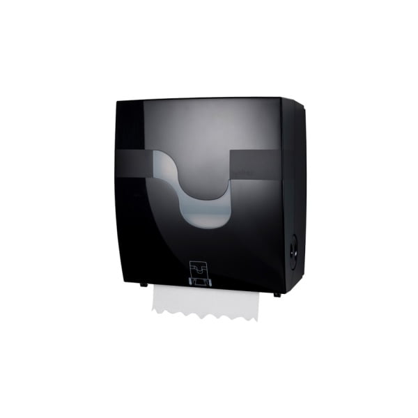 Dispenser autocut manual prosoape hartie Celtex MEGAMINI  Formatic 92660, negru, compatibil cu role CE40300
