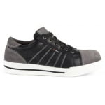 Pantofi de protectie Redbrick Slate, S3, SRC, negru_gri, model sport, piele nubuk, captuseala Cambrelle, bombeu compozit