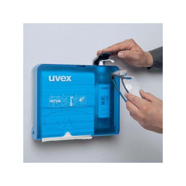 Solutie Uvex pentru  curățarea ochelarilor, 0.5 l, rezerva pentru statia de curatare CG9970005