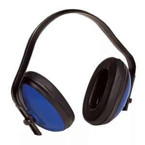 Antifoane externe MAX 300, cu banda pentru fixare pe cap,  albastru/negru, SNR 23,9 dB, flexibile, reglabile
