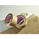 Banda Superioara de ambalare tesa® 4513, din hartie, maro, latime 50mm, lungime de metri, certificat FSC_1