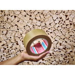 Banda Superioara de ambalare tesa® 4513, din hartie, maro, latime 50mm, lungime de metri, certificat FSC_5