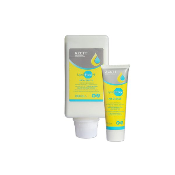 Cremă de protecție a mainilor înainte de lucru AZETT LIPO | STOP, rezerva 1000ml, pentru dispenserul GJ4500