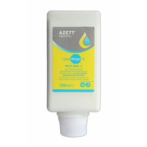 Cremă de protecție a mainilor înainte de lucru AZETT LIPO | STOP, rezerva 1000ml, pentru dispenserul GJ4500