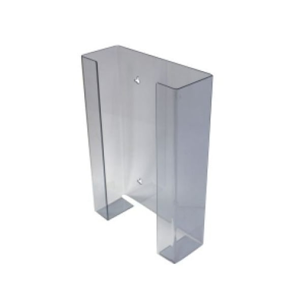 Dispenser SHIELD,  pentru 3  cutii de manusi,  transparent, din PVC, montabil pe perete