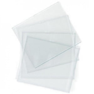 Sticla/Geam pentru masca de sudura 90 x 110 mm, incolor, transparent