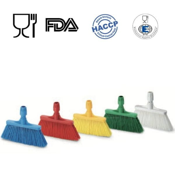 Matura inalta cu peri lungi, duritate medie, IGEAX 1011, rosie, 32 cm, termorezistenta, autoclavare la 121 °C, pentru industria alimentara, certificata HACCP, FDA